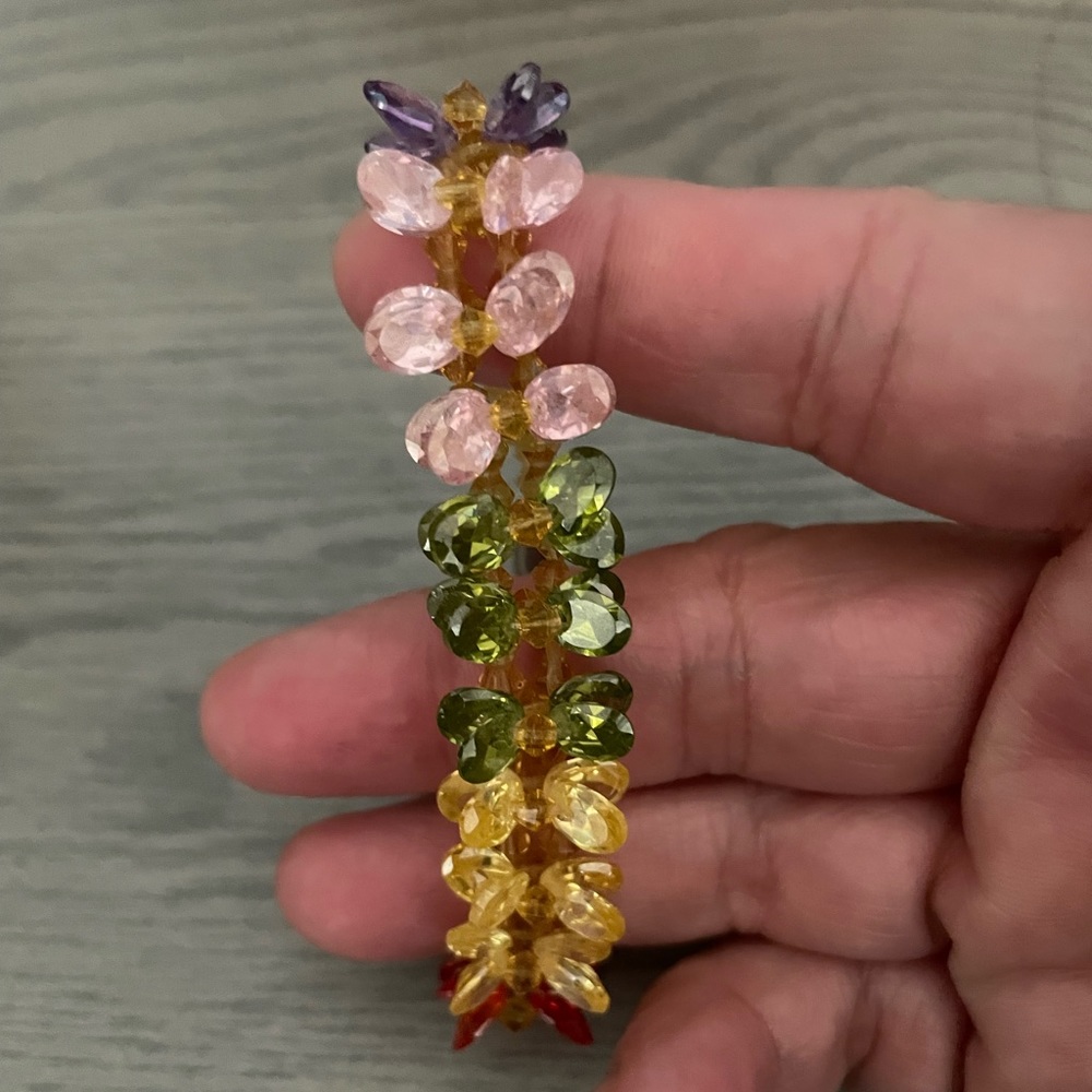 Colorful crystal bracelet